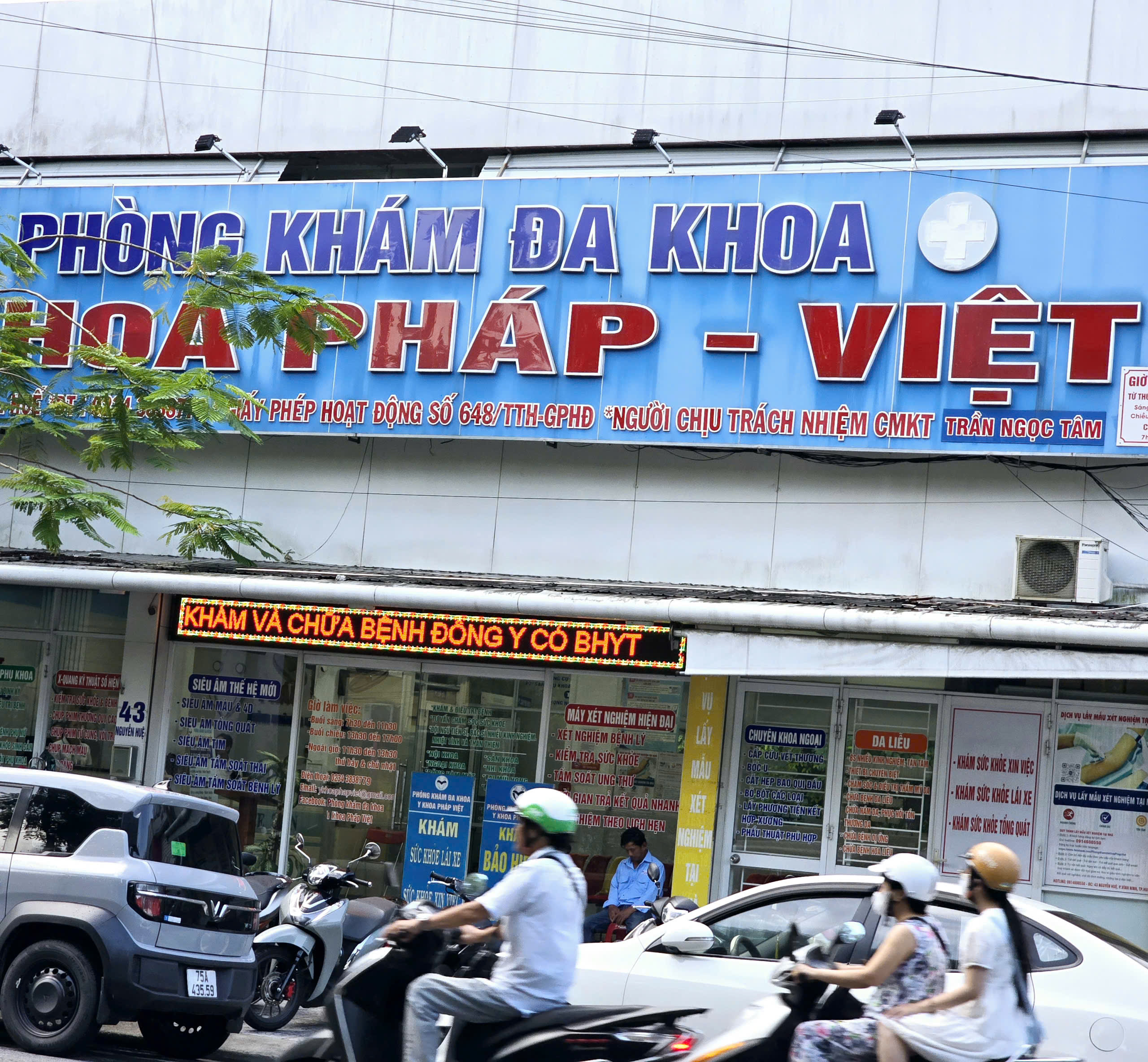 Xử phạt, đình chỉ hoạt động Phòng khám đa khoa Y khoa Pháp Việt