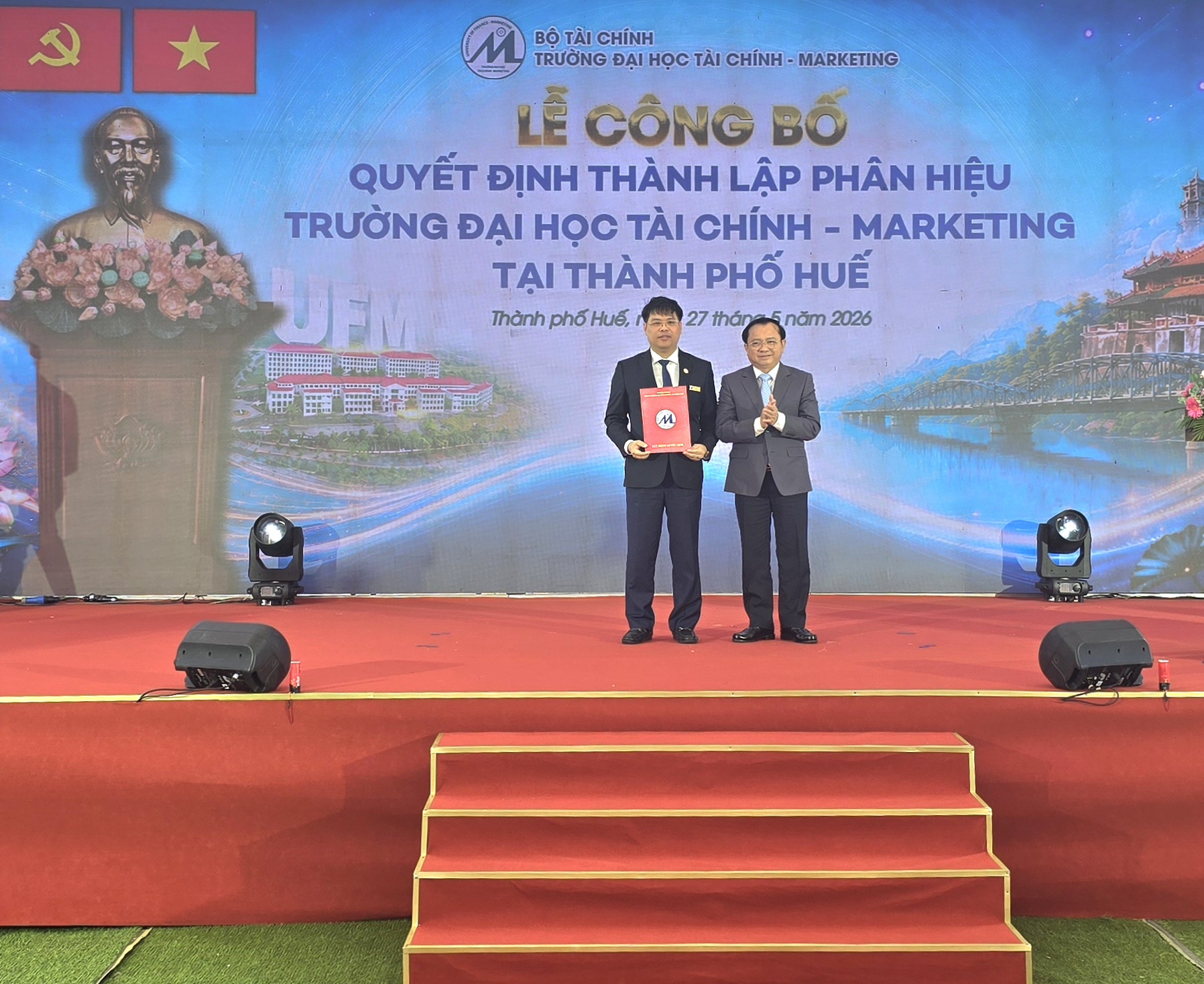 Trường Đại học Tài chính - Marketing công bố thành lập Phân hiệu tại Huế