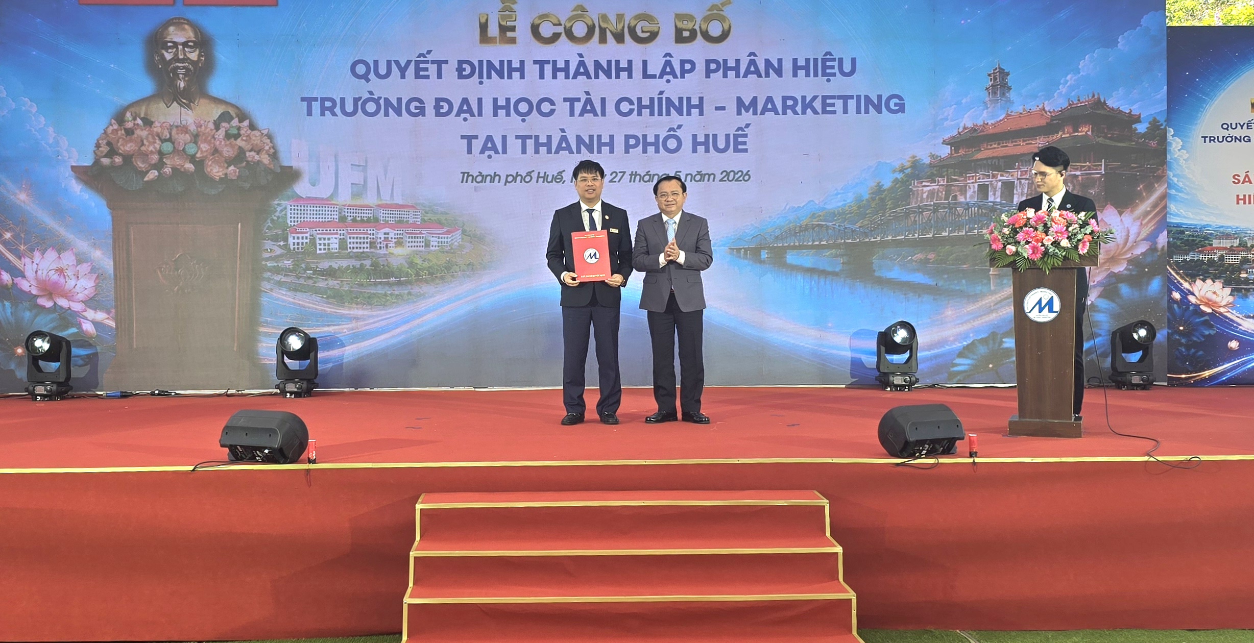 Trường Đại học Tài chính - Marketing công bố thành lập Phân hiệu tại Huế