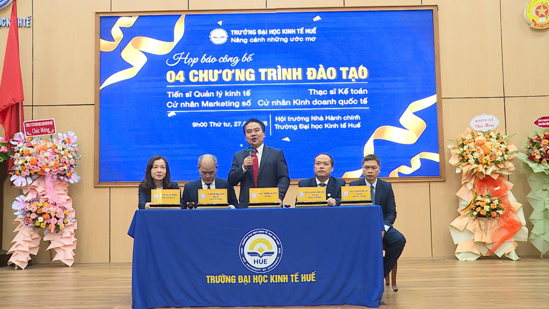 Trường Đại học Kinh tế, Đại học Huế công bố 4 chương trình đào tạo mới