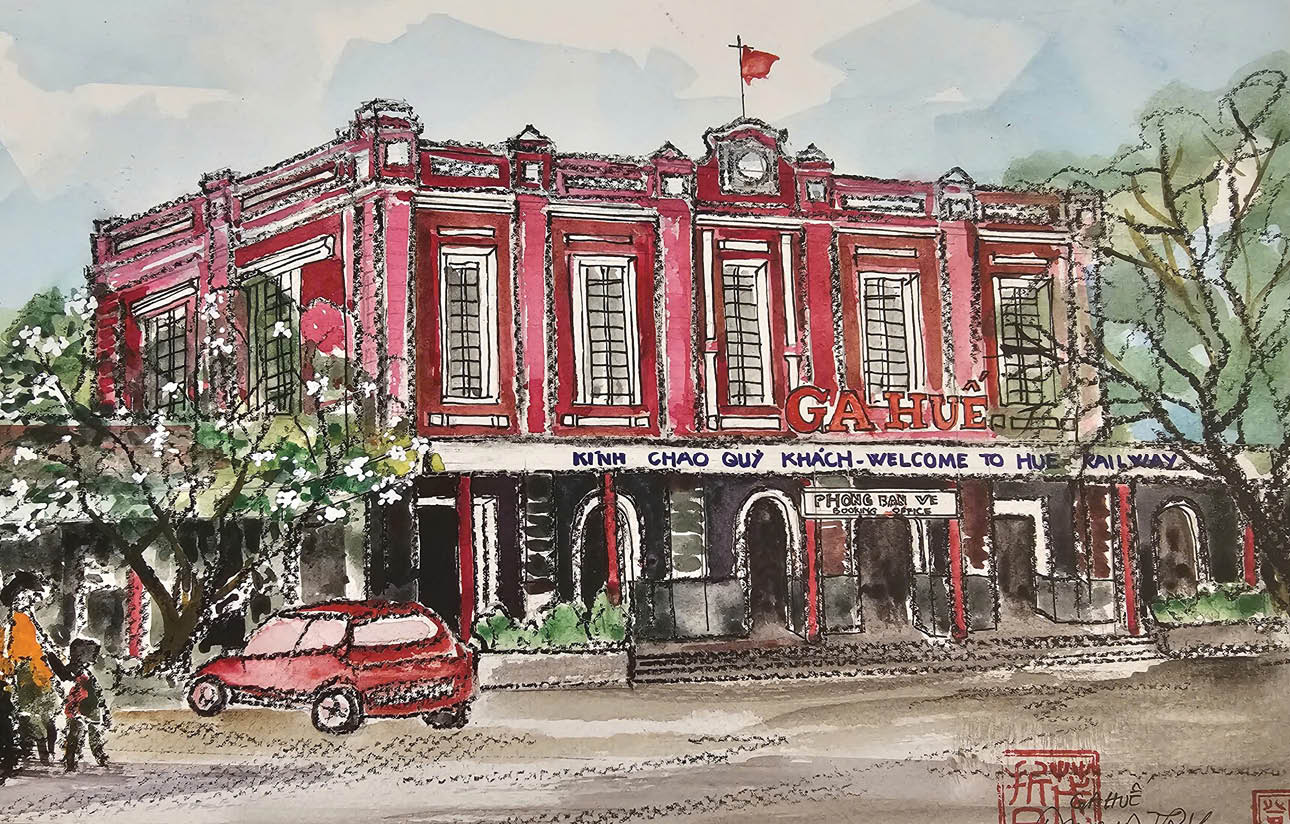 Kiến trúc Pháp qua ký họa