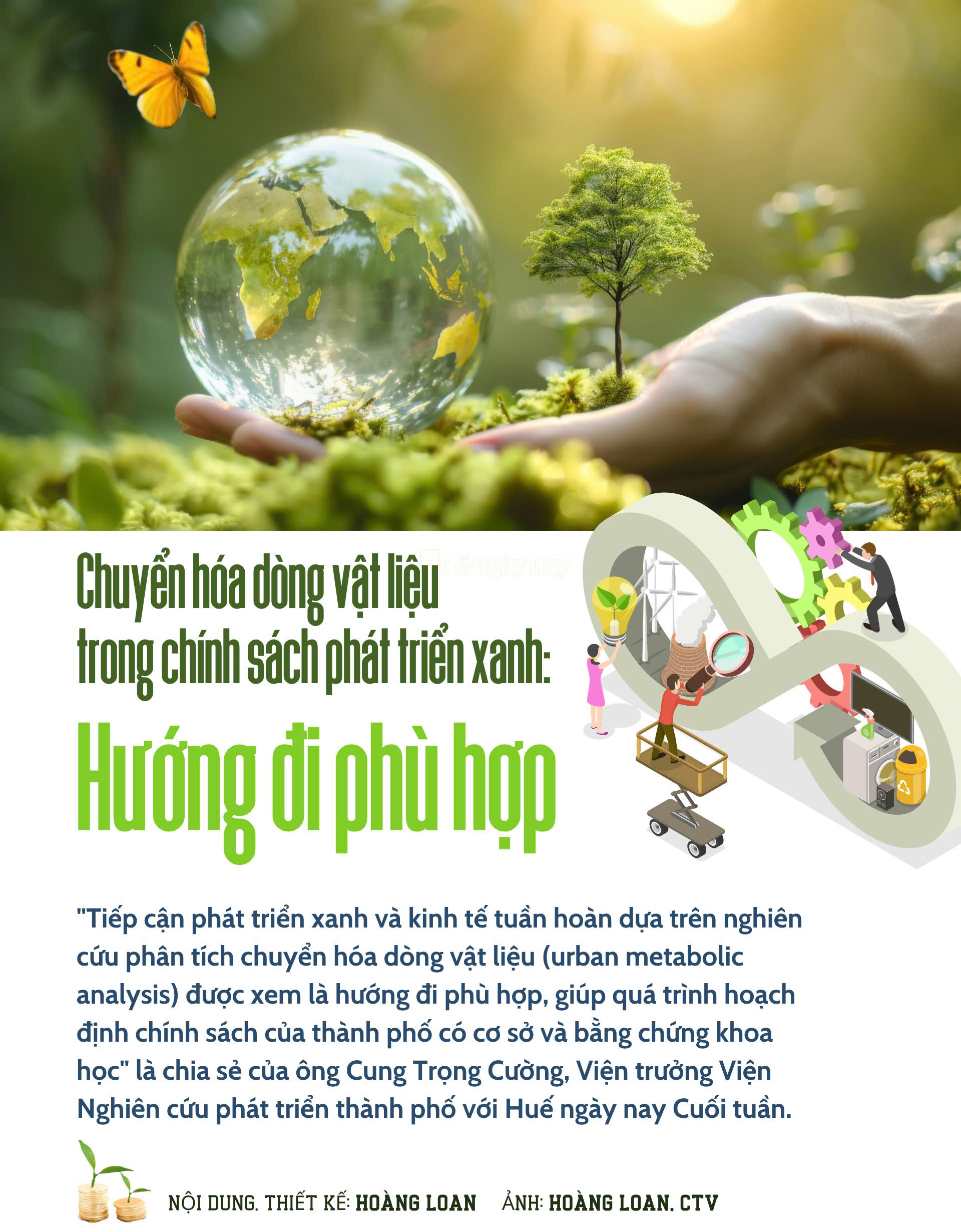 Chuyển hóa dòng vật liệu trong chính sách phát triển xanh Hướng đi phù hợp