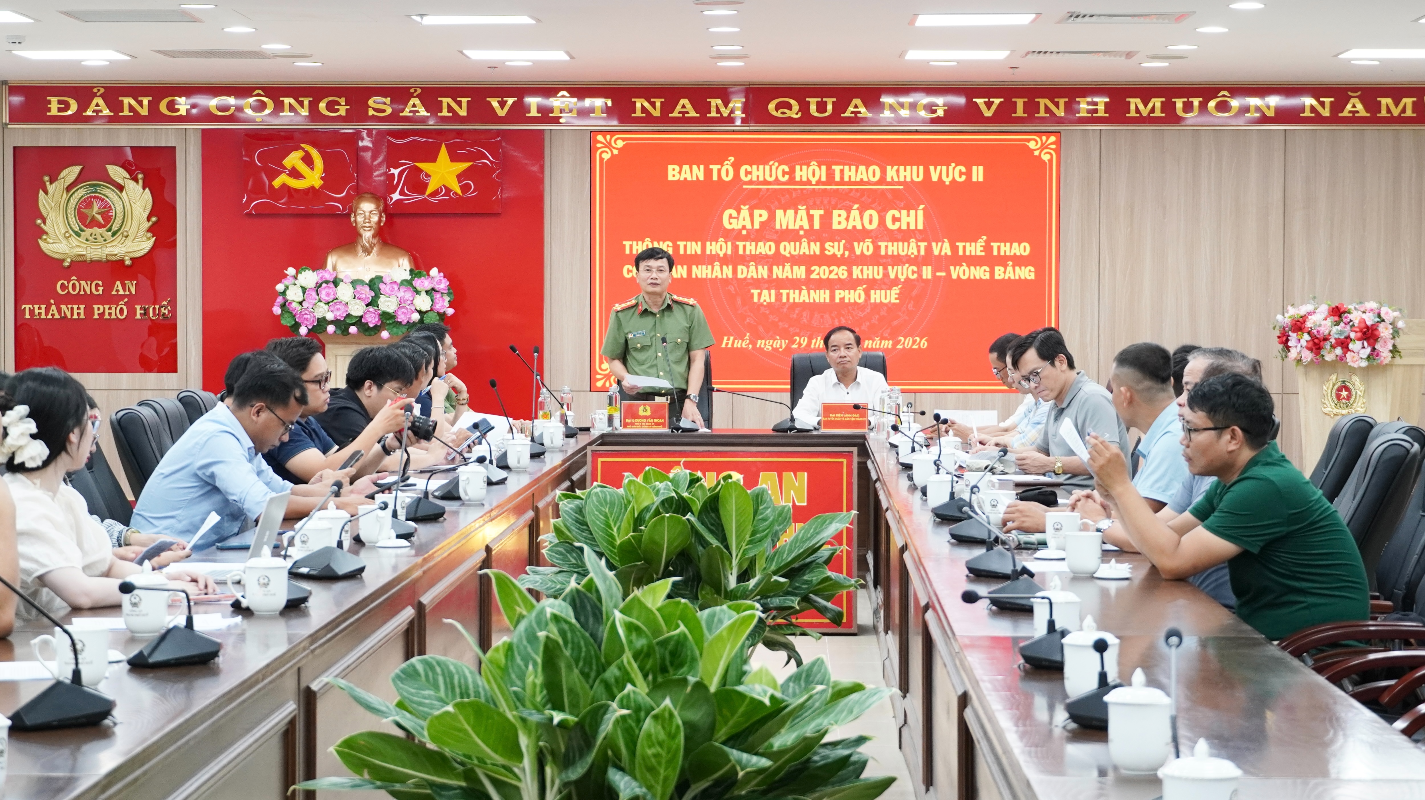 Hội thao quân sự, võ thuật và thể thao Công an nhân dân Khu vực 2 diễn ra từ ngày 4 - 11 6
