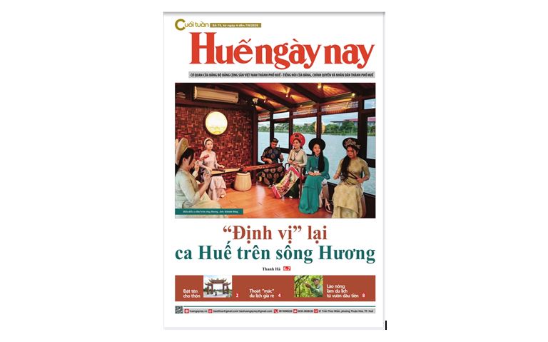 Mời đón đọc Huế ngày nay Cuối tuần số 75, ra ngày 4 6