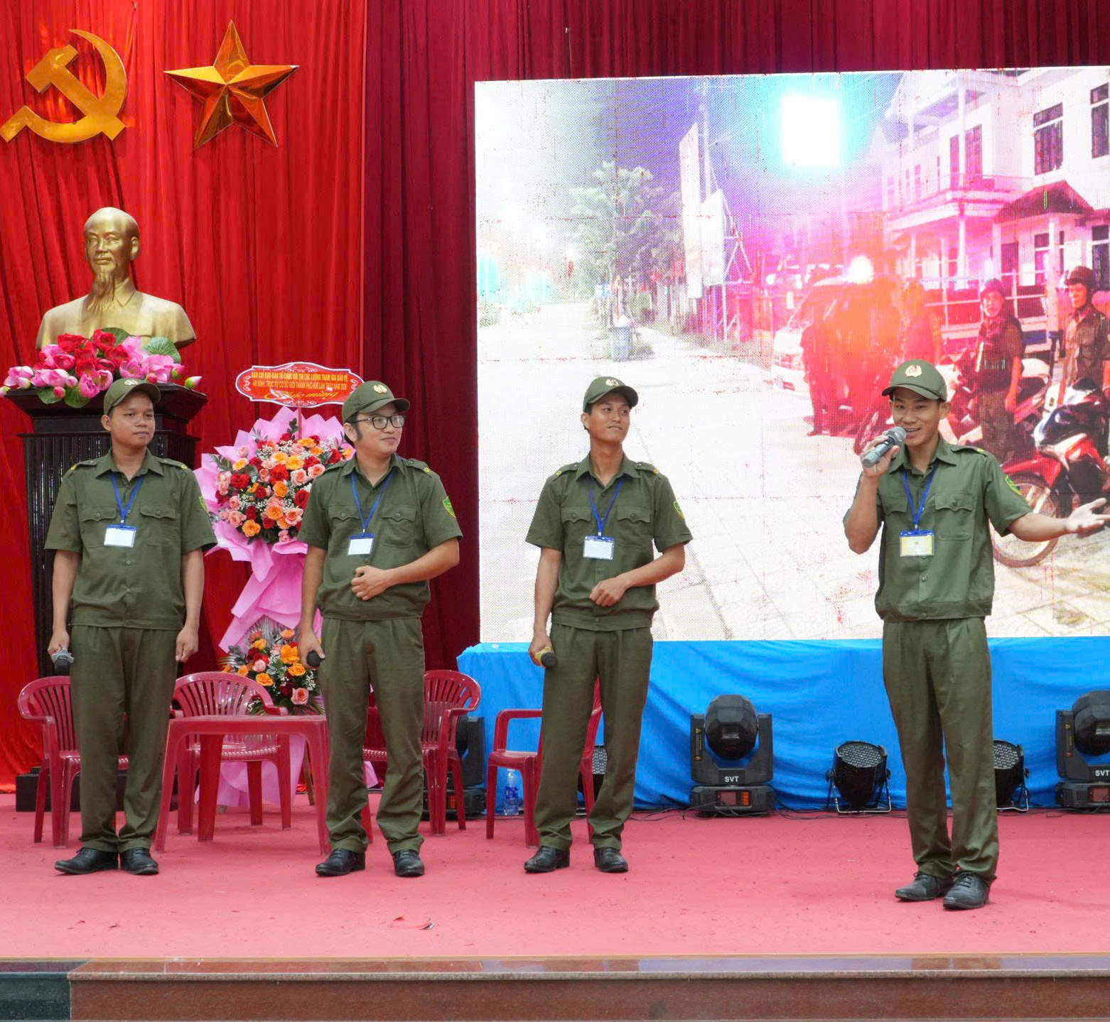8 xã “tranh tài” Hội thi lực lượng tham gia bảo vệ an ninh, trật tự ở cơ sở giỏi