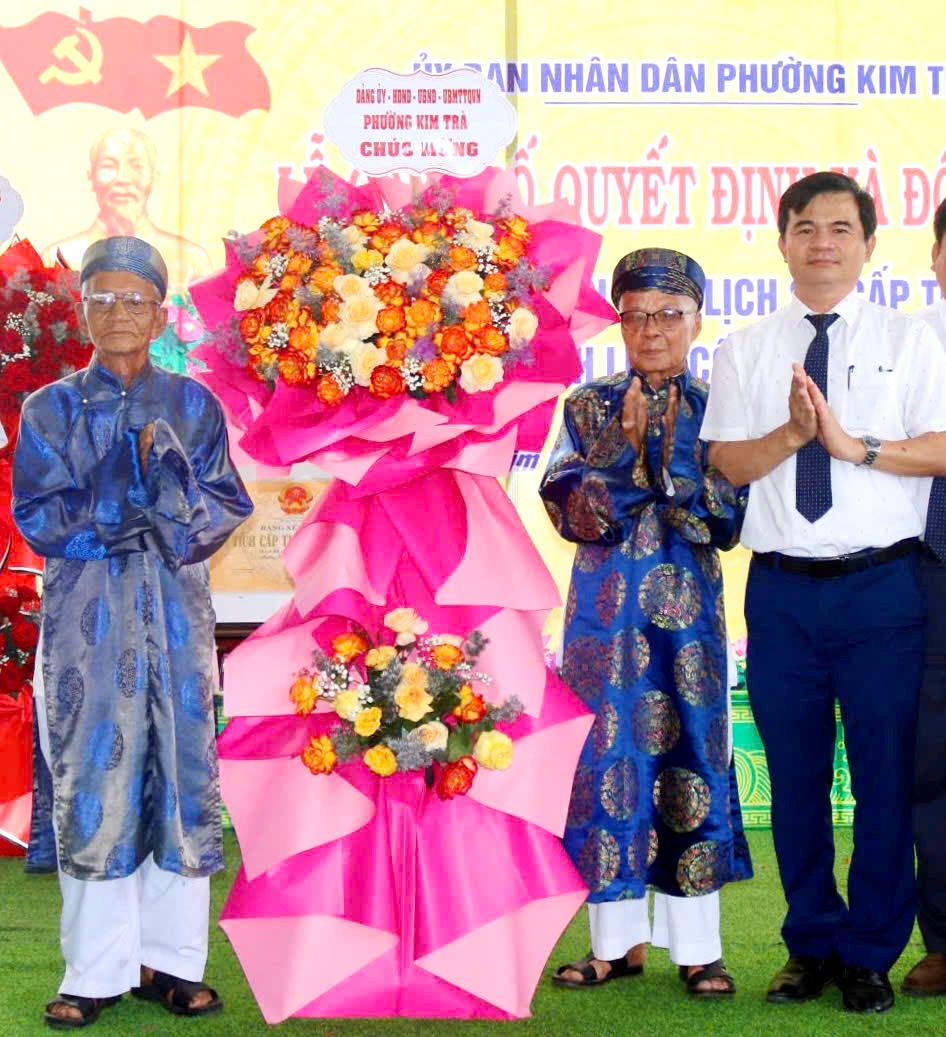 Kim Trà có di tích thứ 8 được xếp hạng