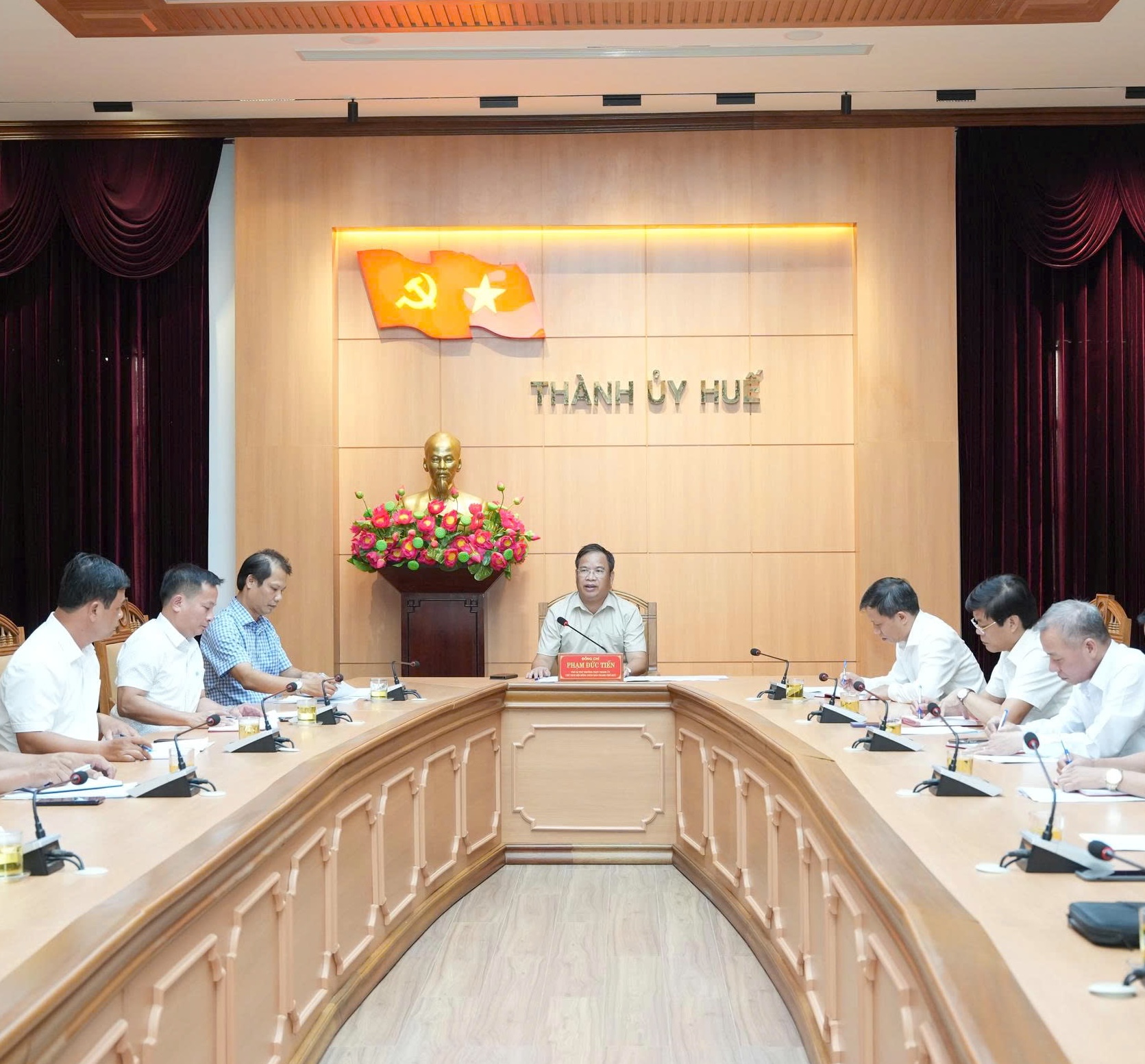 Công bố Quyết định thành lập Đoàn giám sát việc thực hiện Quy định 132-QĐ TW tại Đảng ủy Tòa án nhân dân thành phố