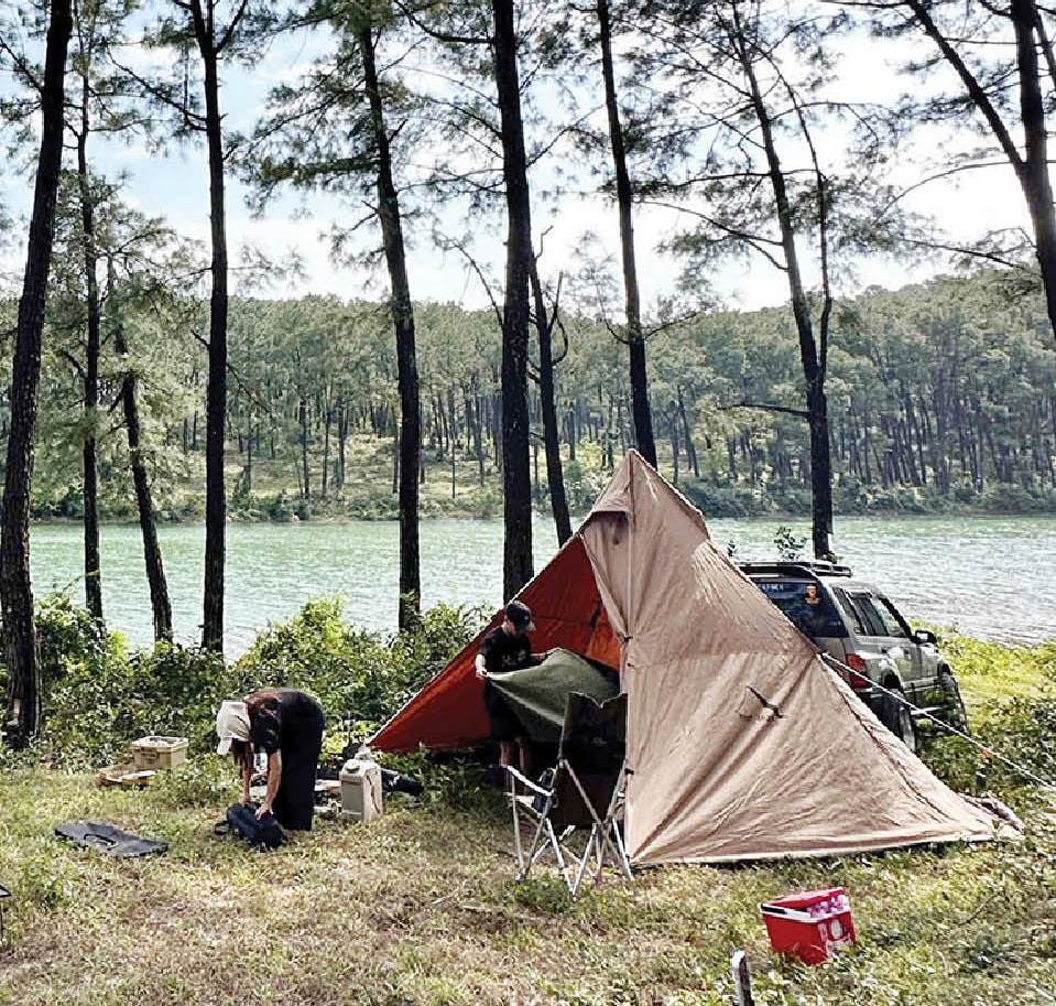 Bình yên với camping mini