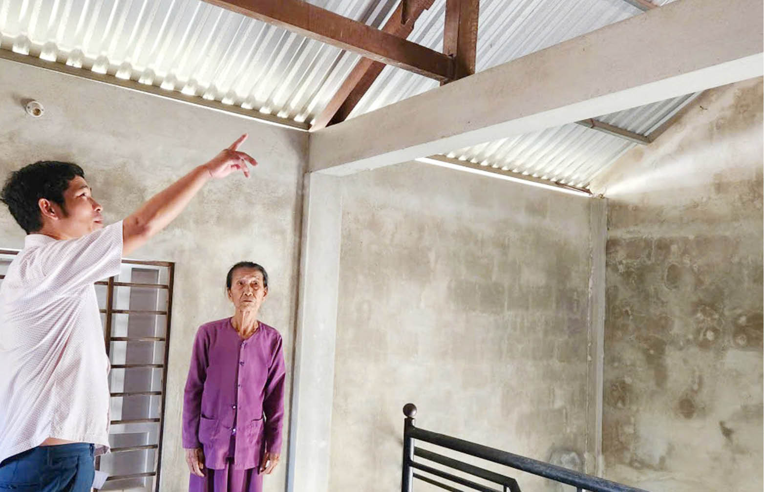 “Nhà an toàn” giữa vùng thấp trũng