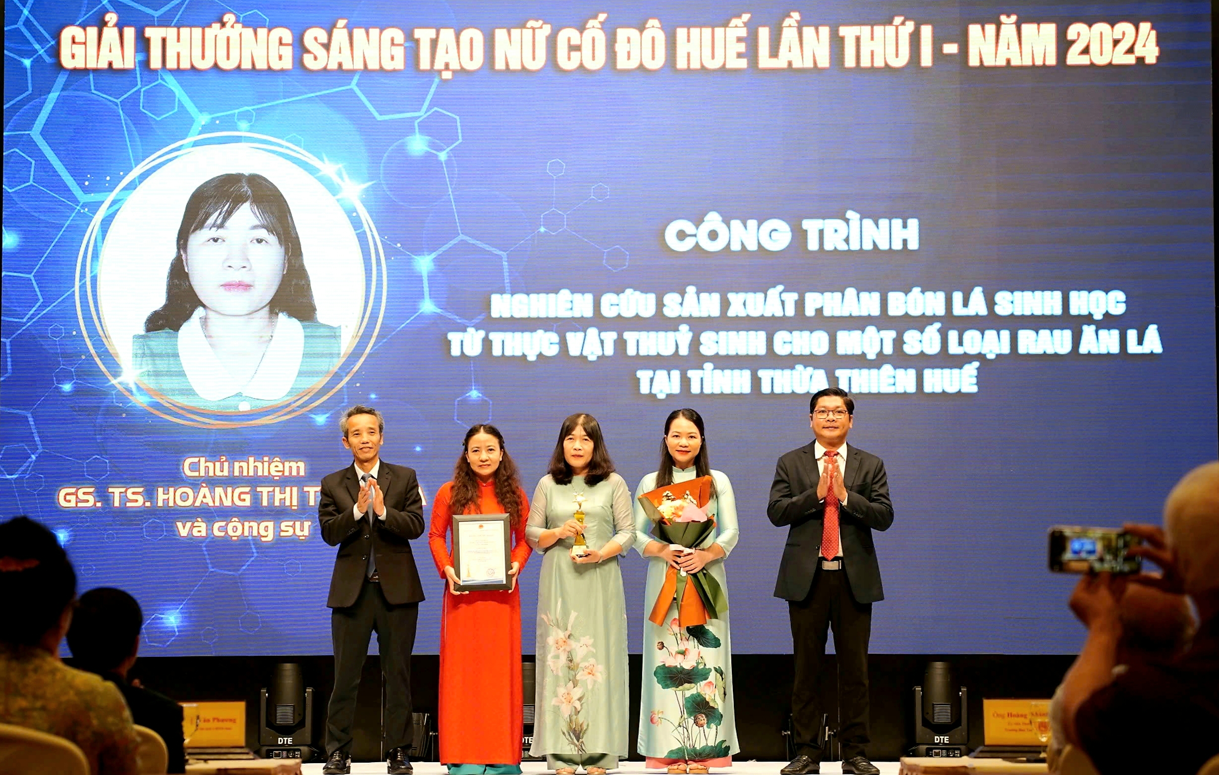 200 triệu đồng dành cho giải A Giải thưởng Cố đô về khoa học, công nghệ và đổi mới sáng tạo thành phố Huế