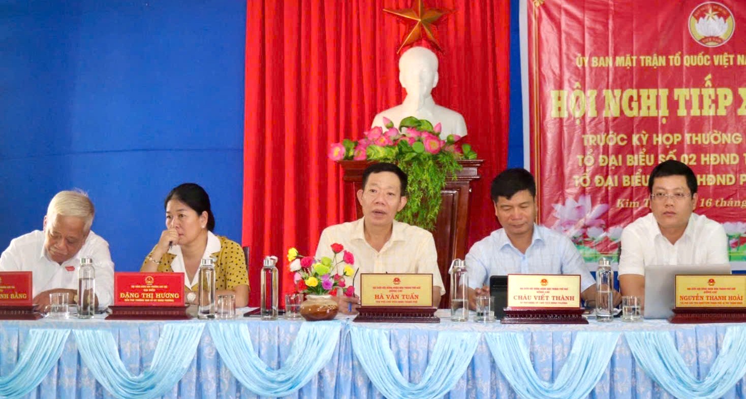 Cử tri Kim Trà, Phong Quảng quan tâm các vấn đề dân sinh, hạ tầng giao thông