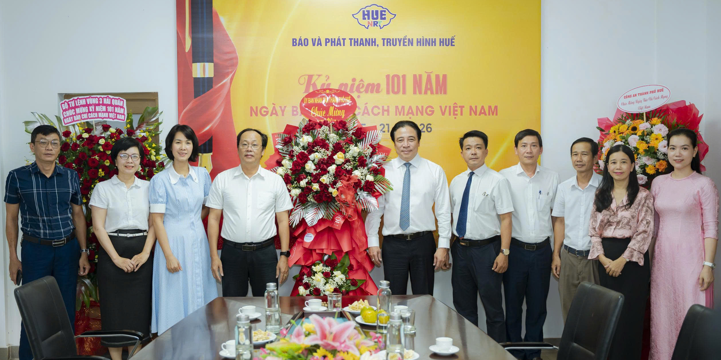Chủ tịch UBND thành phố Nguyễn Khắc Toàn chúc mừng Báo và Phát thanh, Truyền hình Huế nhân Ngày Báo chí cách mạng Việt Nam