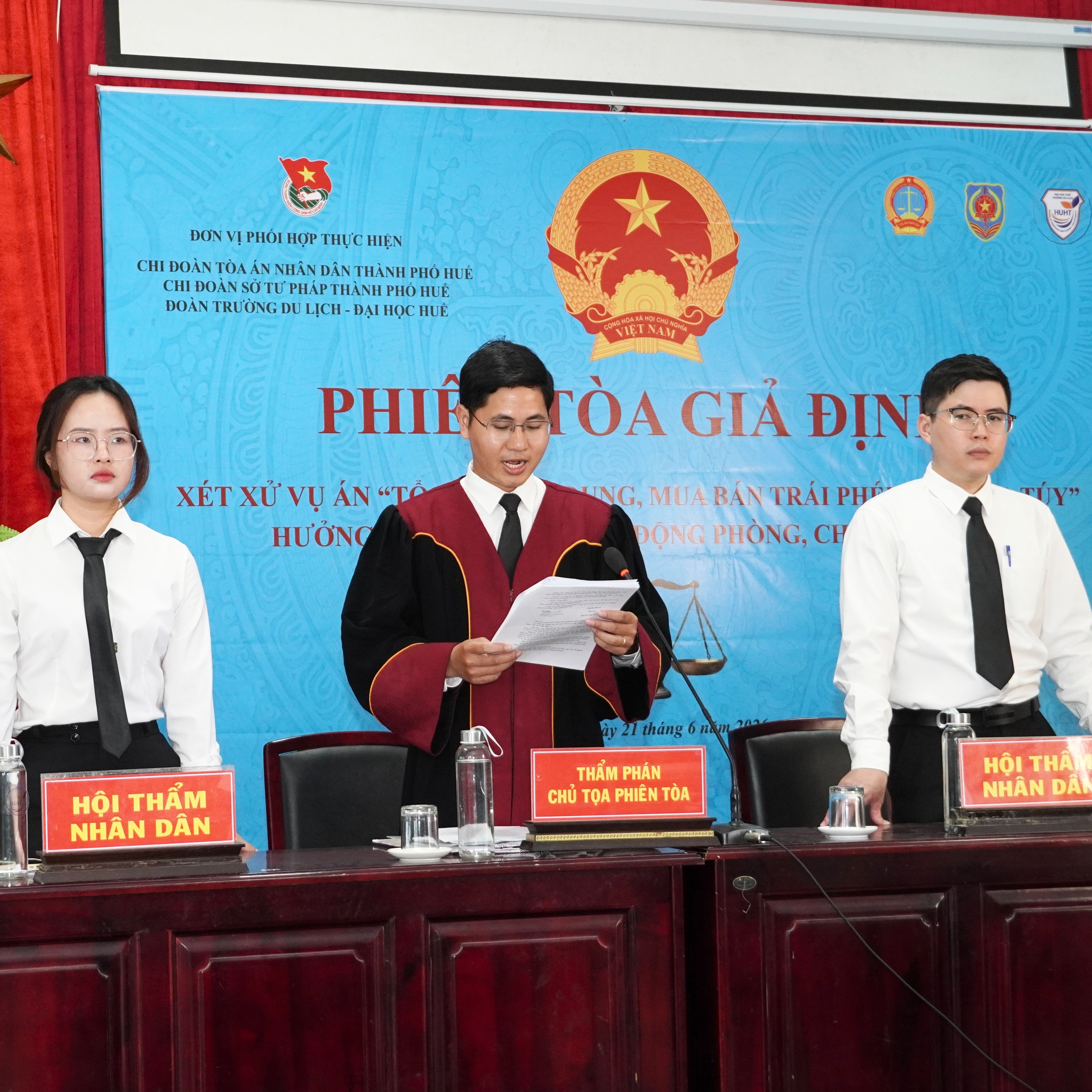 Phiên tòa giả định góp phần phòng ngừa tệ nạn ma túy trong giới trẻ