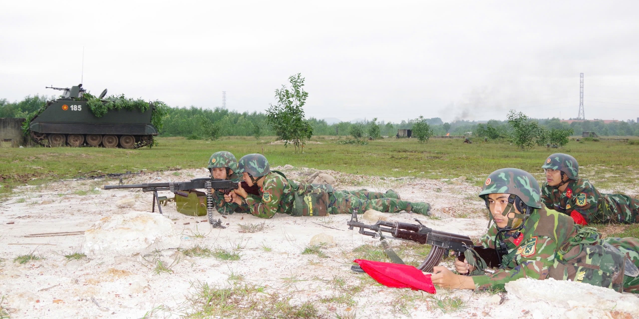 Lần đầu tiên diễn tập tác chiến xã, phường theo mô hình chính quyền địa phương mới