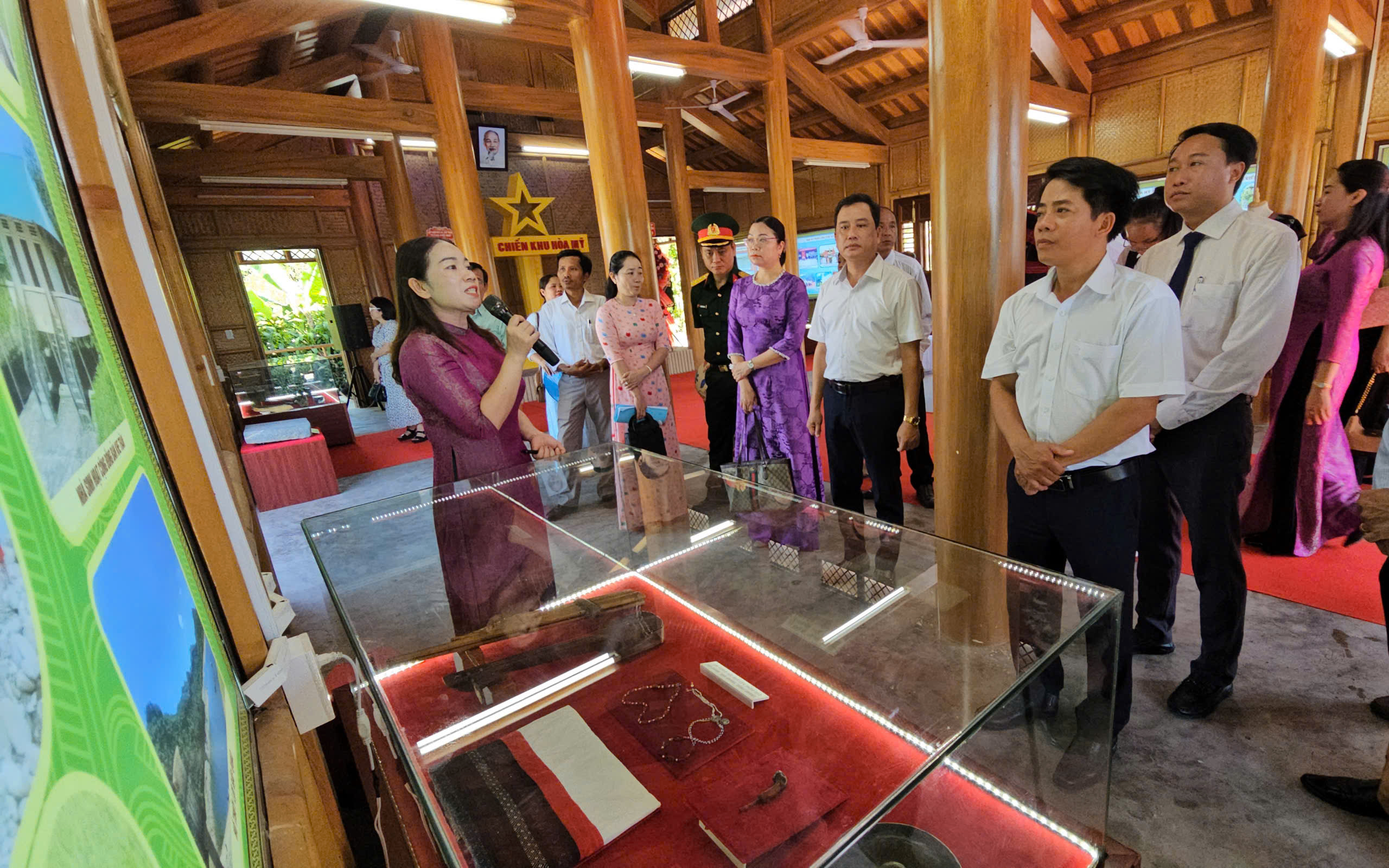 Bàn giao không gian trưng bày “Hòa Mỹ - Nơi in dấu sử vàng”