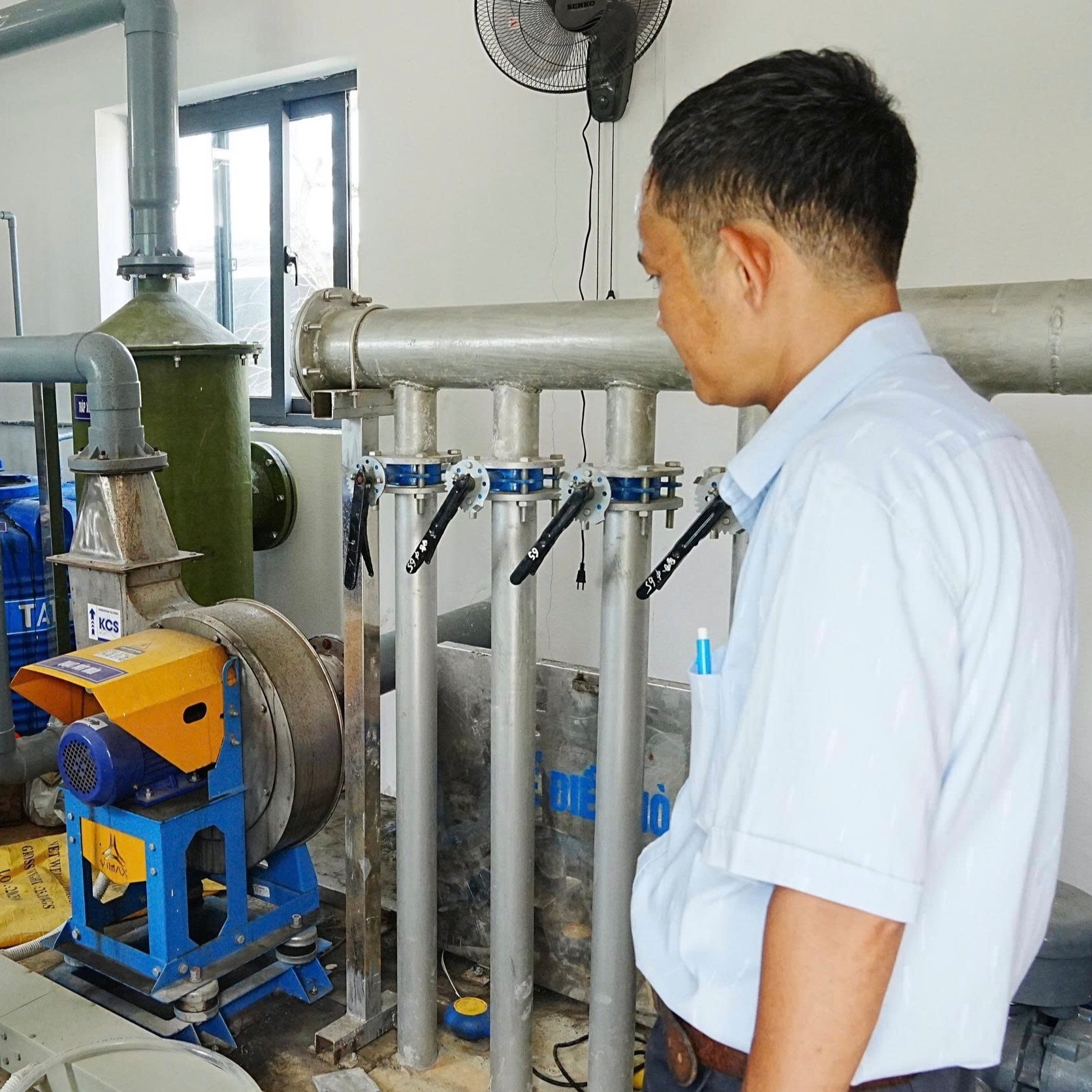 Đưa vào sử dụng công trình thu gom, xử lý nước thải sinh hoạt và nước thải chợ An Lỗ