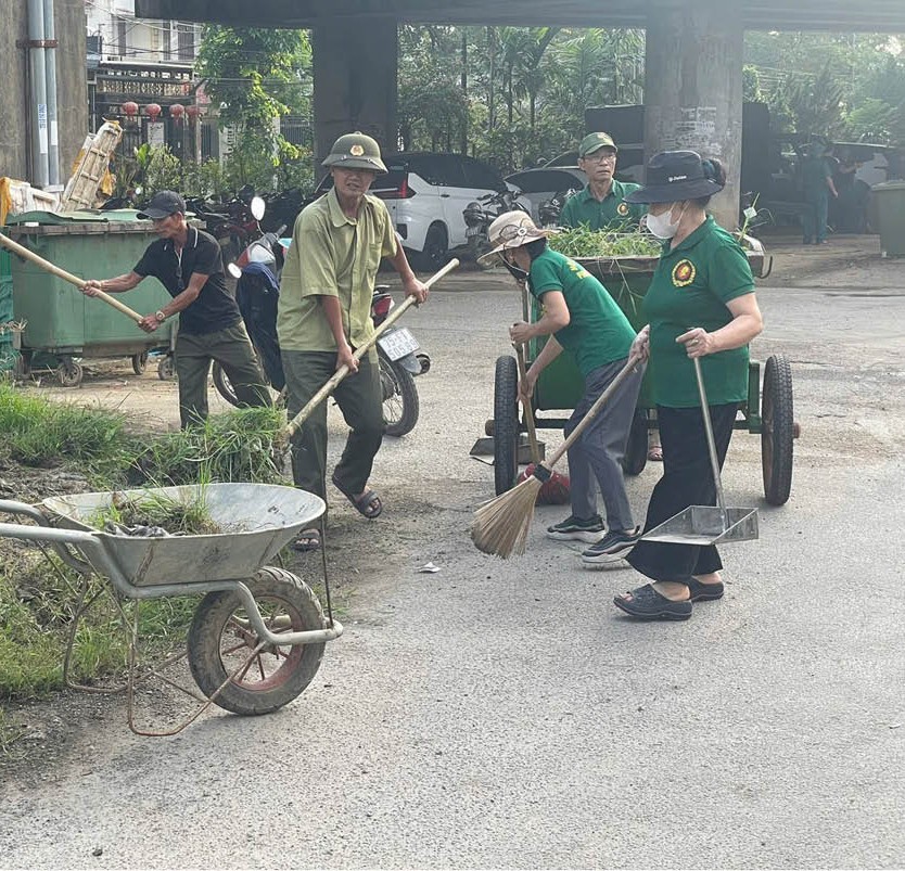 Chung tay xây dựng điểm xanh văn hóa
