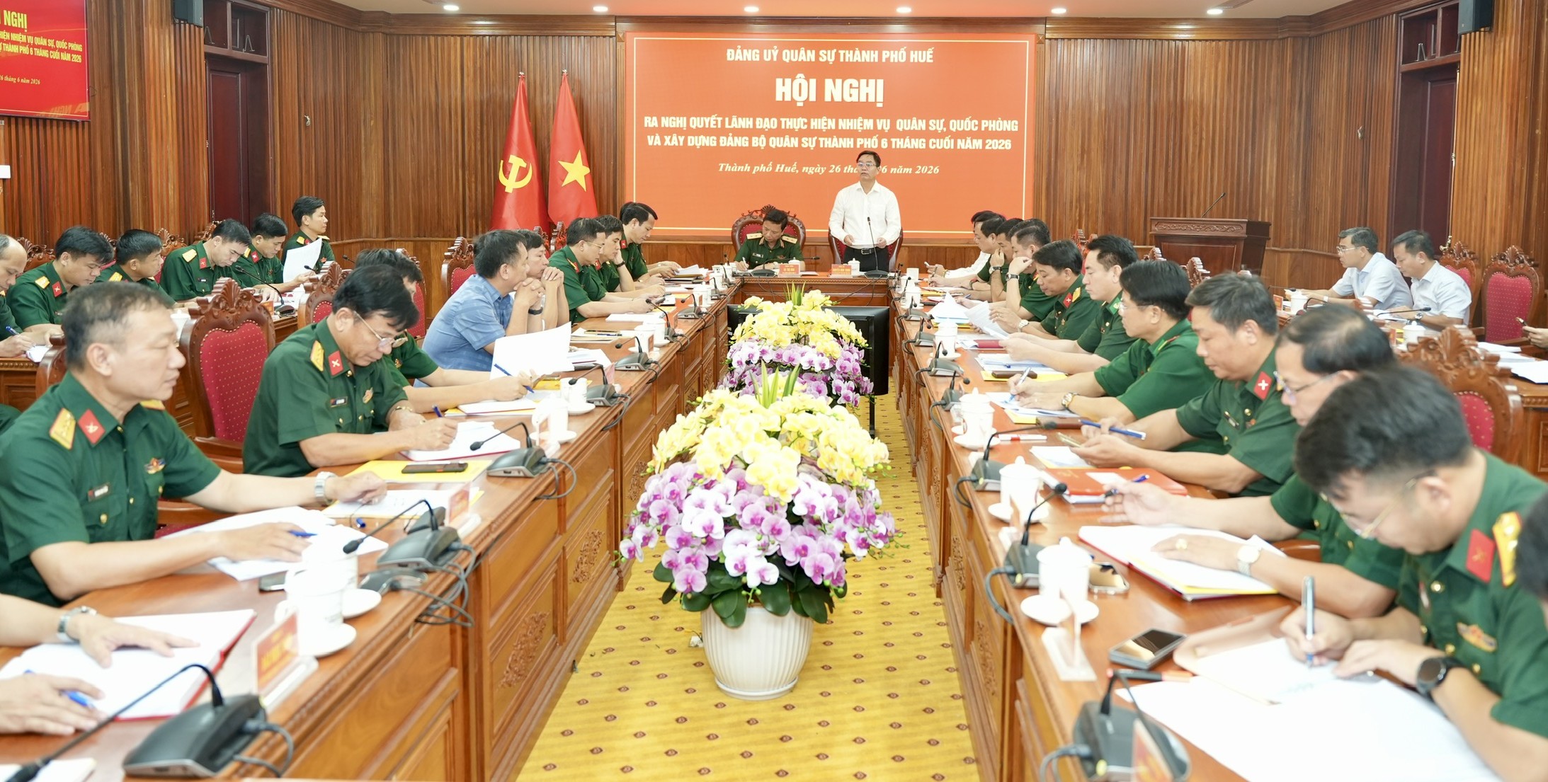Đảng ủy Quân sự thành phố Huế xác định 8 nhiệm vụ trọng tâm 6 tháng cuối năm