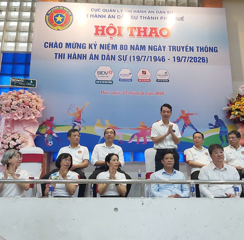 Hơn 100 vận động viên tranh tài tại Hội thao ngành Thi hành án dân sự