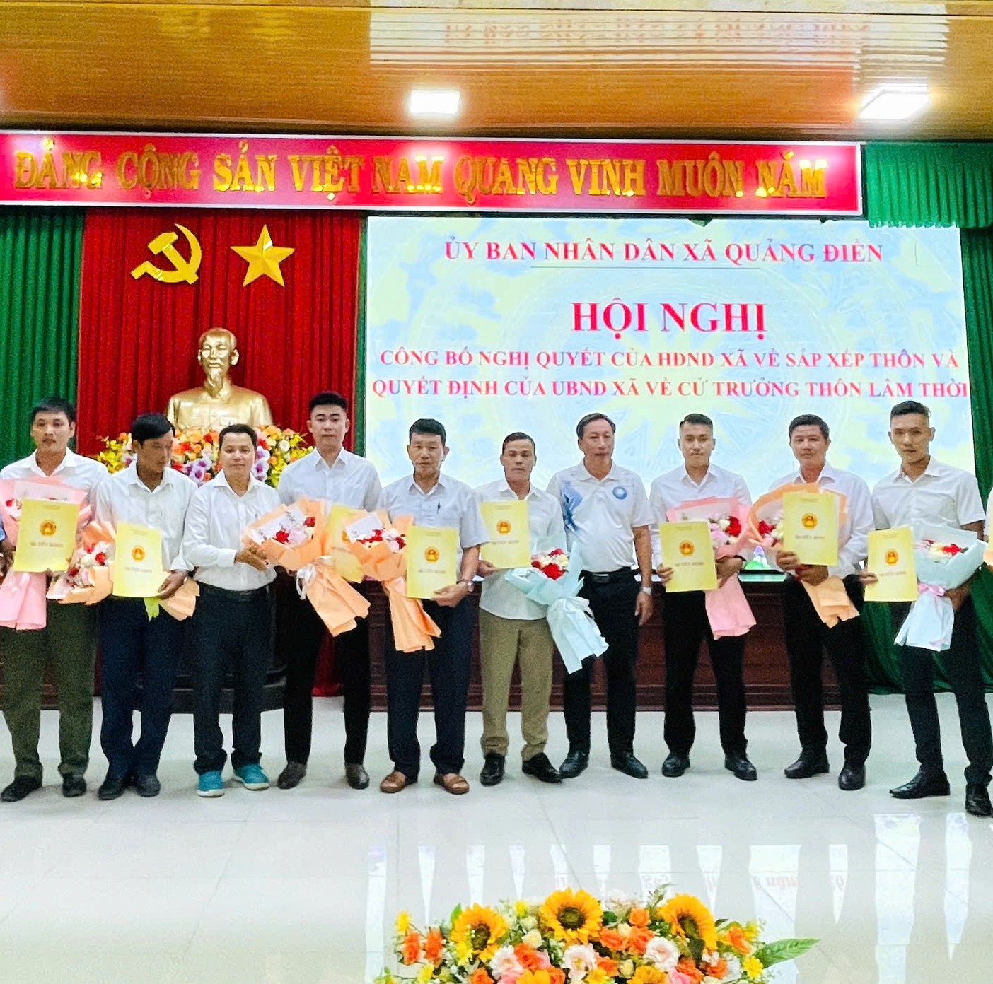 Quảng Điền còn 19 thôn sau khi sắp xếp lại