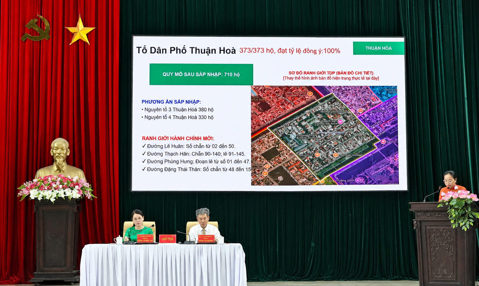 Phường Phú Xuân giảm 37 tổ dân phố sau sắp xếp