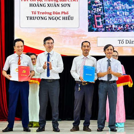 Phường Phú Xuân công bố thành lập 47 tổ dân phố mới sau sắp xếp