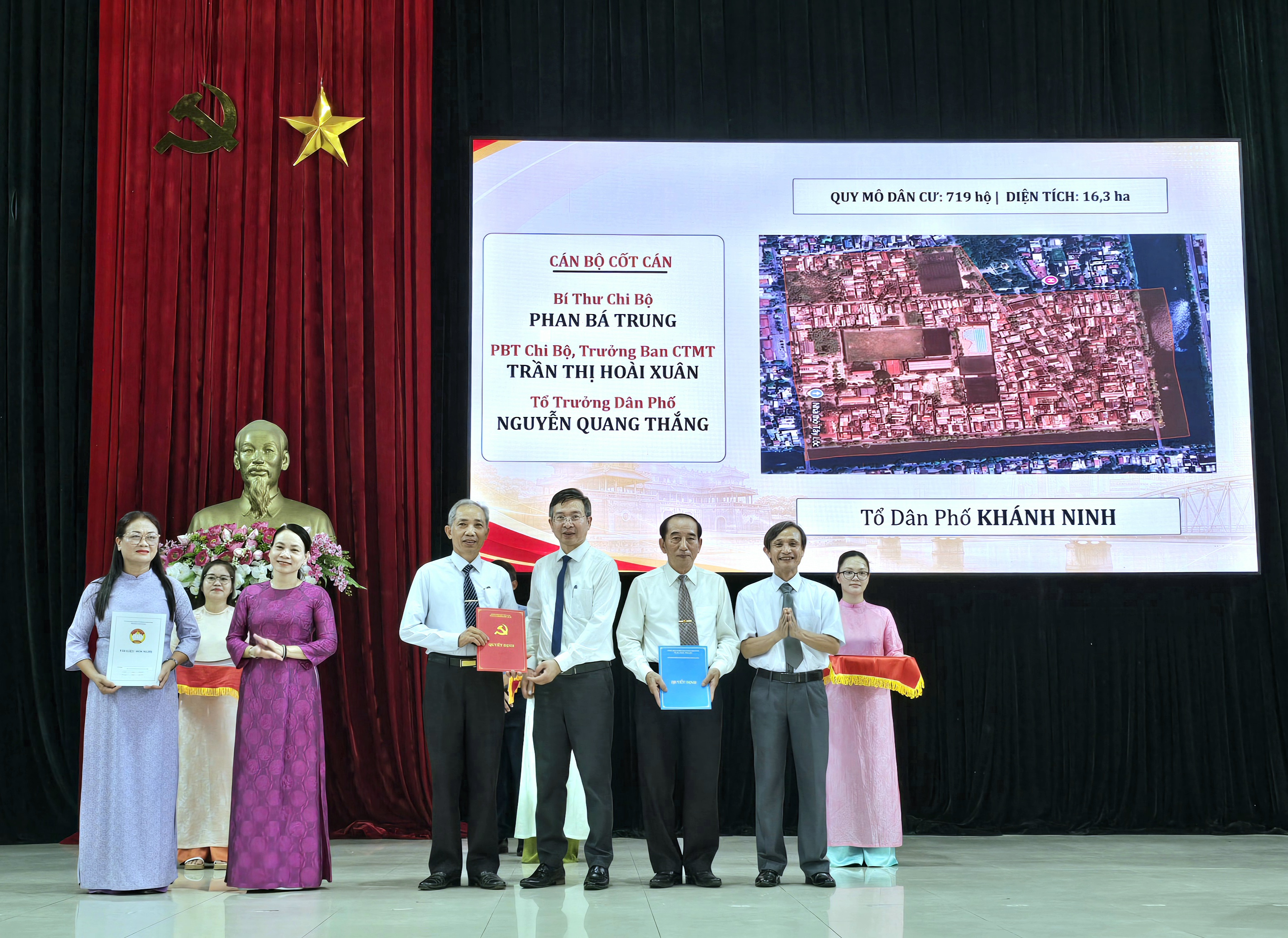 Phường Phú Xuân công bố thành lập 47 tổ dân phố mới sau sắp xếp