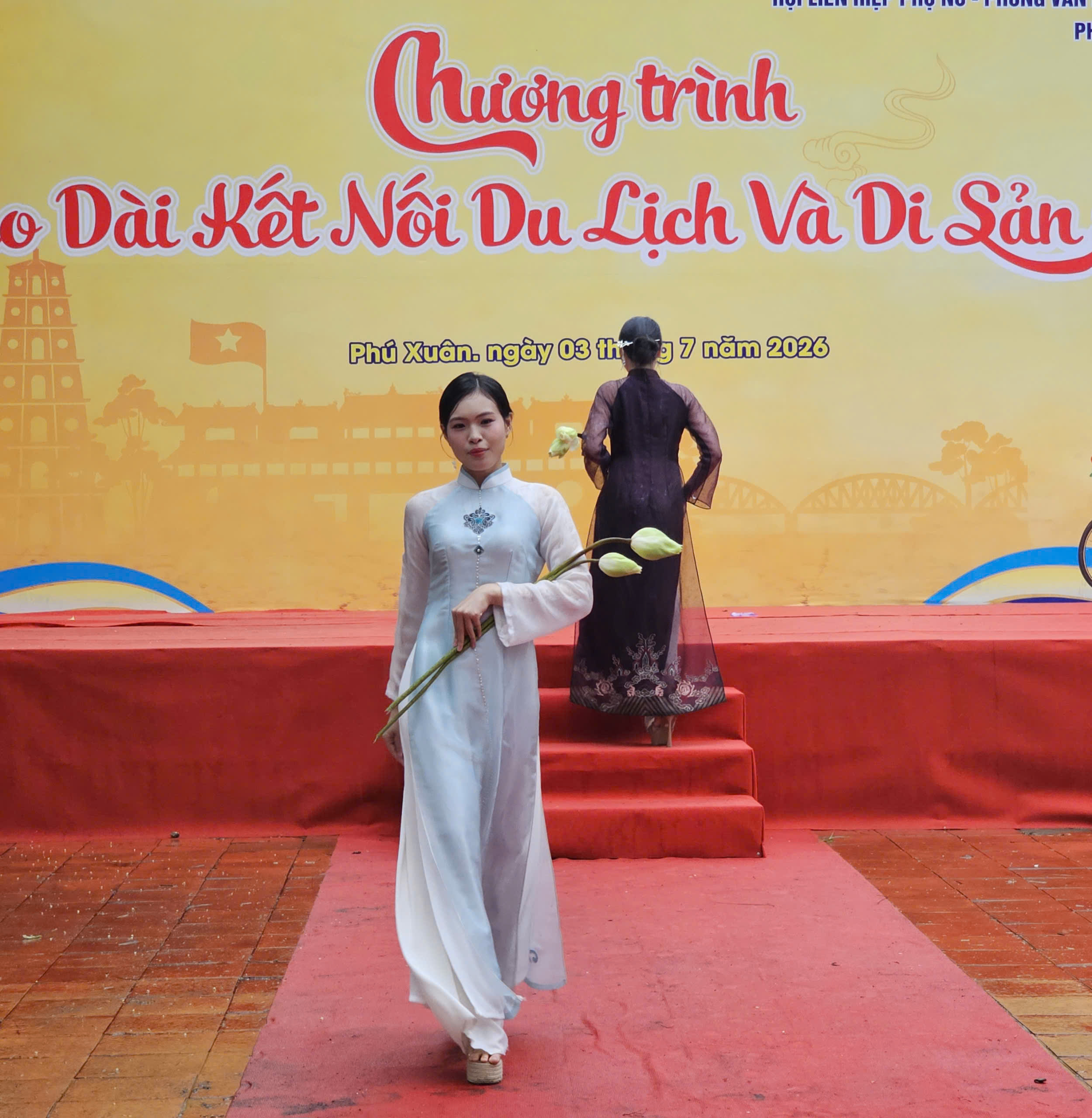Áo dài kết nối du lịch và di sản mở màn Tuần lễ áo dài Huế 2026