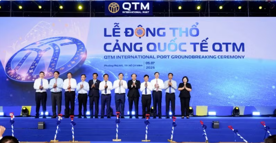 Khởi công cảng trị giá 6 900 tỷ đồng ở Cái Mép - Thị Vải