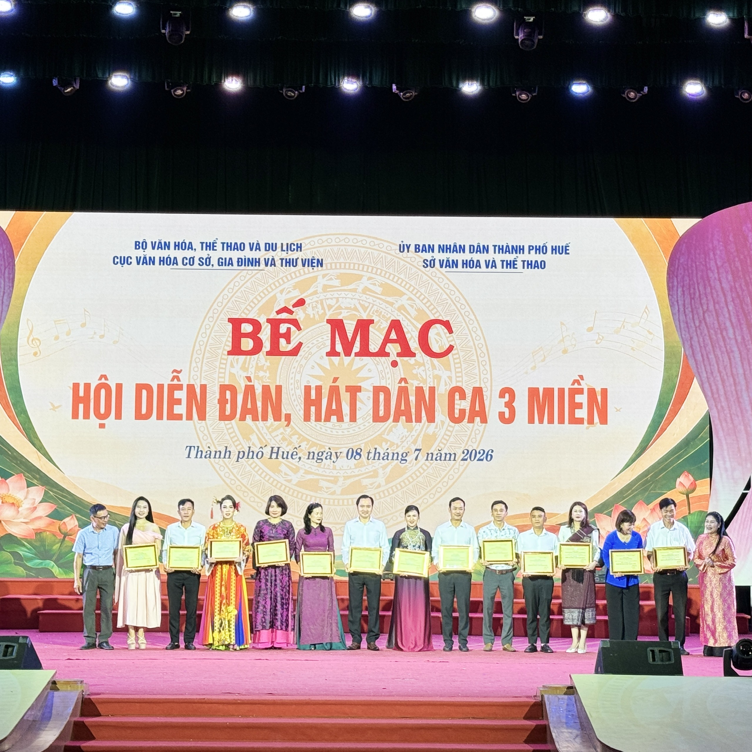 Hội diễn dân ca 3 miền khép lại với nhiều dấu ấn