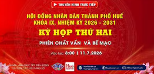 PHIÊN CHẤT VẤN VÀ BẾ MẠC KỲ HỌP THỨ 2, HĐND THÀNH PHỐ HUẾ KHÓA IX, NHIỆM KỲ 2026 - 2031