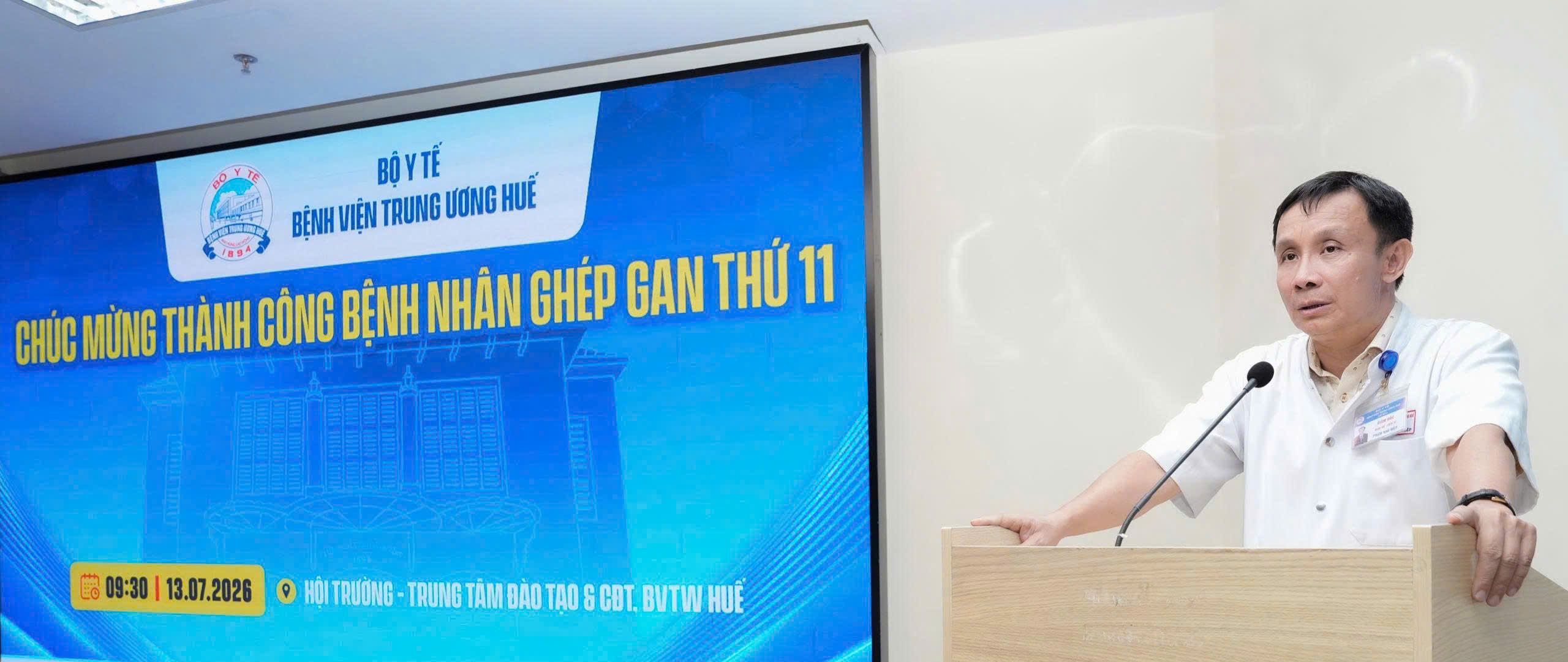 Bệnh viện Trung ương Huế tổ chức lễ ra viện cho bệnh nhân ghép gan thứ 11