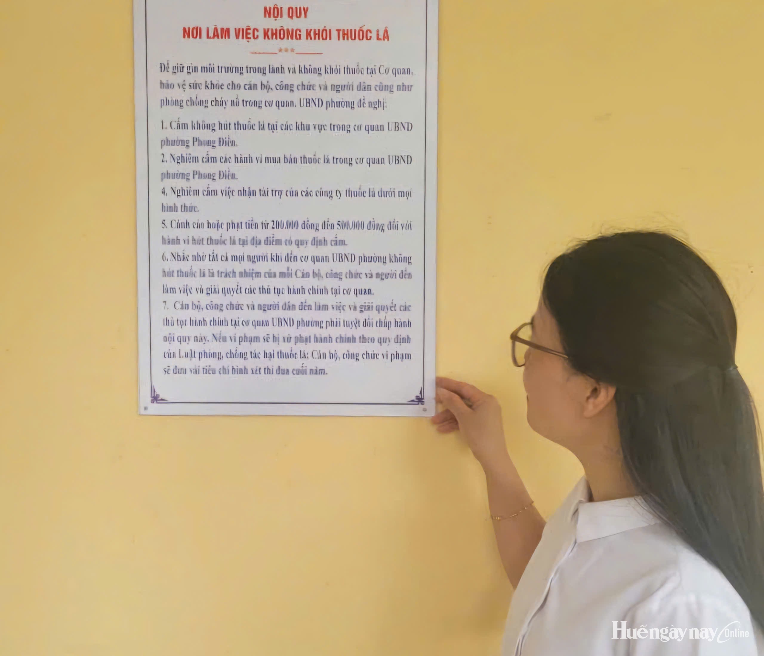 Phường Phong Điền đạt 98 100 điểm trong thực hiện công tác phòng, chống tác hại thuốc lá