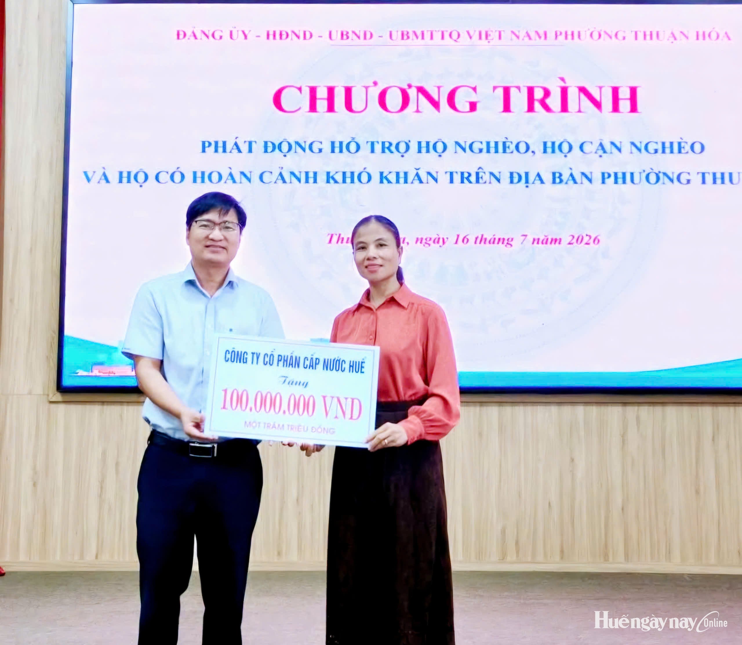 Thuận Hóa phát động hỗ trợ hộ nghèo, lan tỏa tinh thần sẻ chia