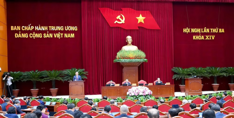 Khai mạc Hội nghị lần thứ 3 Ban Chấp hành Trung ương Đảng khóa XIV