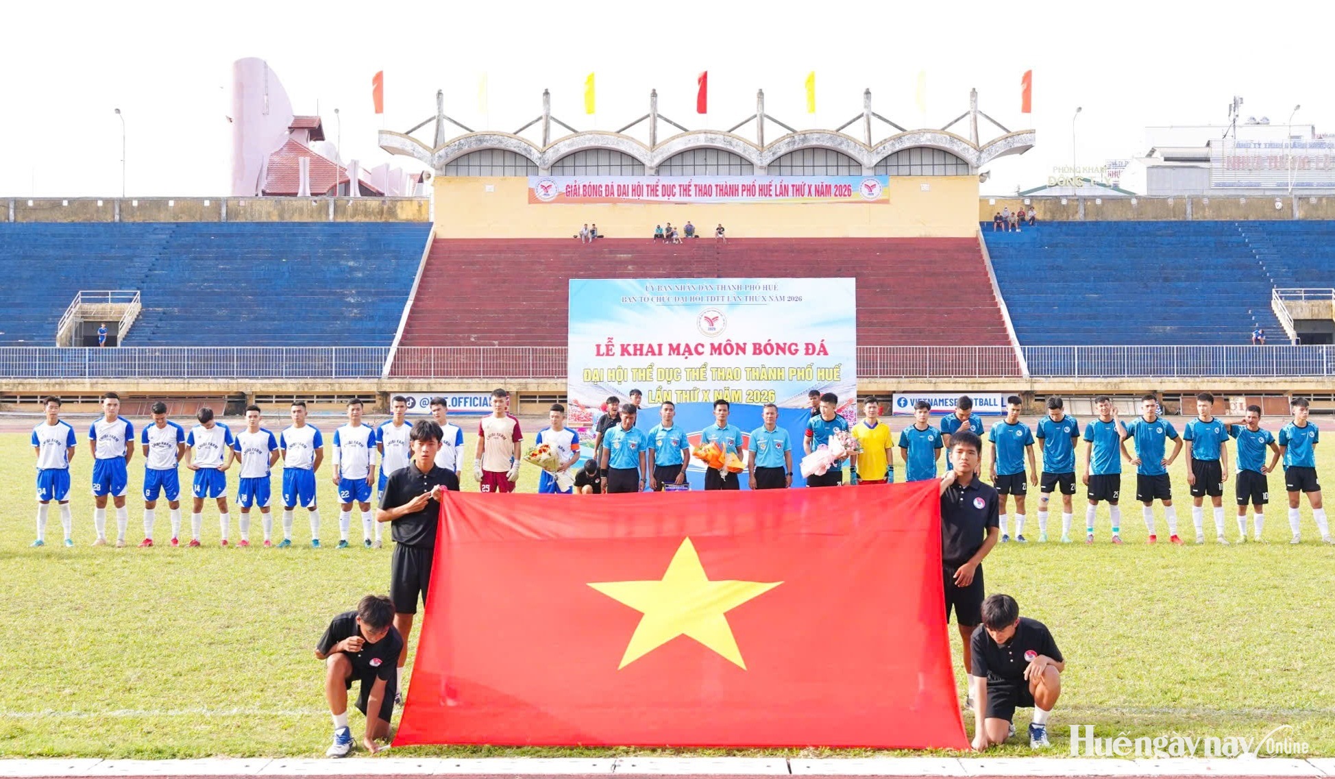 Khởi tranh Giải bóng đá Đại hội Thể dục thể thao thành phố Huế lần X-2026
