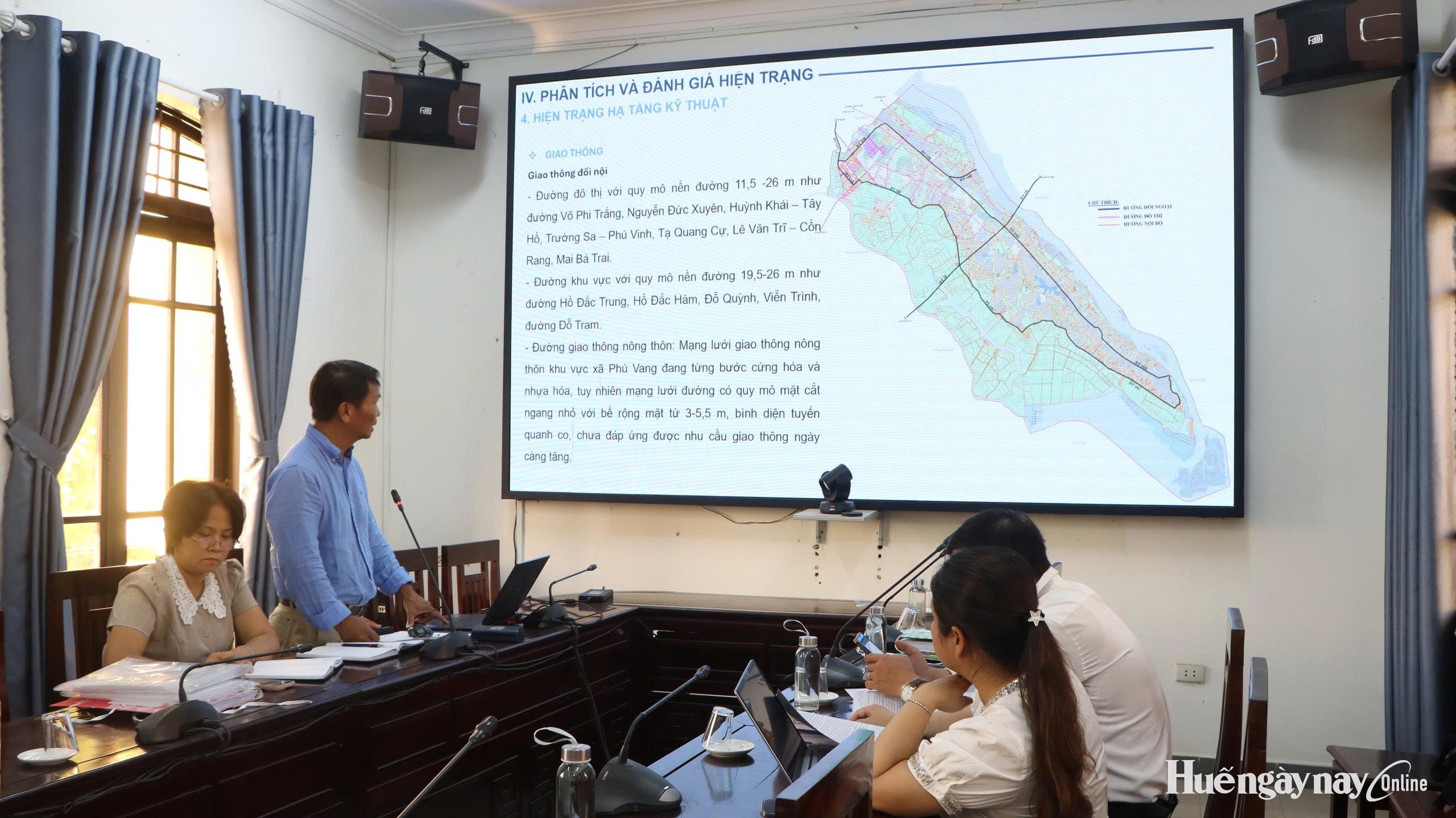 Phú Vang Thông qua lập nhiệm vụ quy hoạch chung đô thị mới