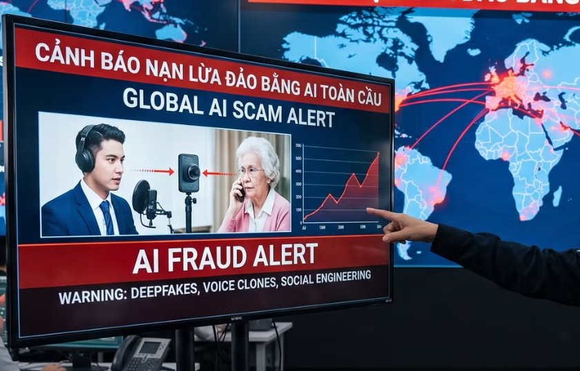 Cảnh báo làn sóng lừa đảo công nghệ cao sử dụng AI