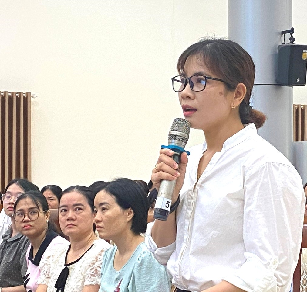 Phường An Cựu đối thoại với cán bộ, giáo viên về đổi mới giáo dục