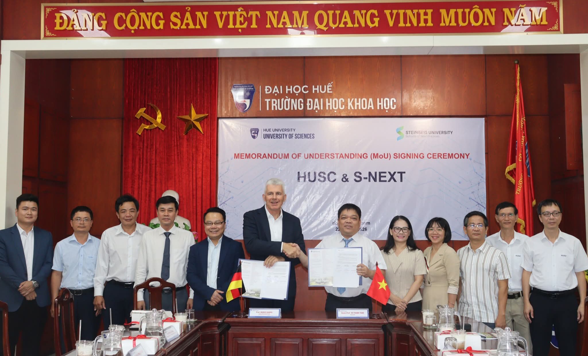 Trường Đại học Khoa học kết hợp tác với Steinbeis University NEXT