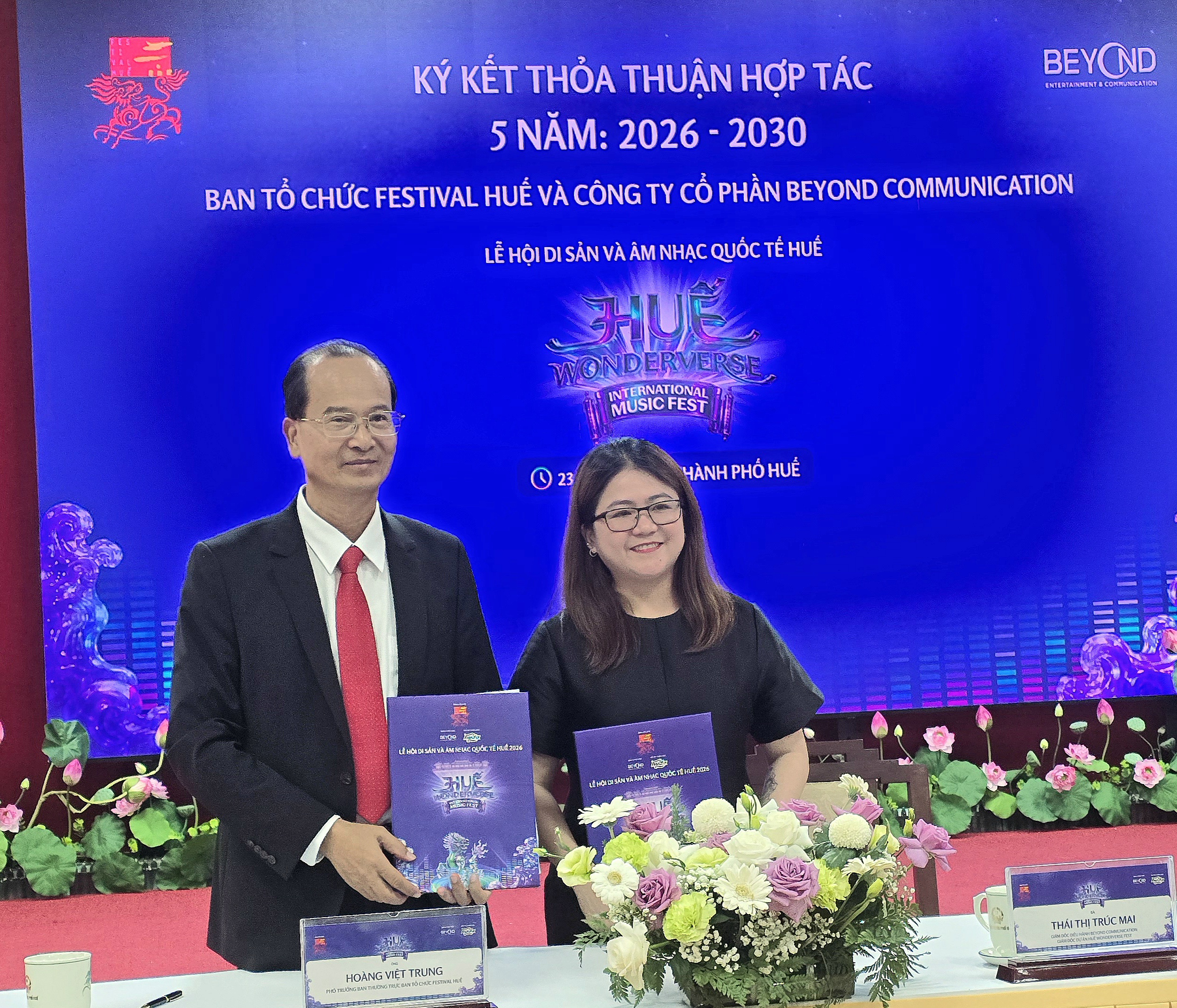 Họp báo công bố Huế Wonderverse Music Fest 2026