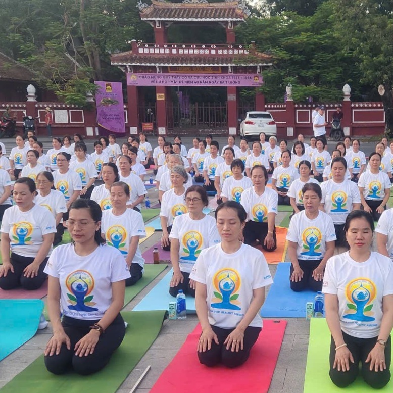 Trình diễn, thi Yoga tại Hue Sports Festival 2026