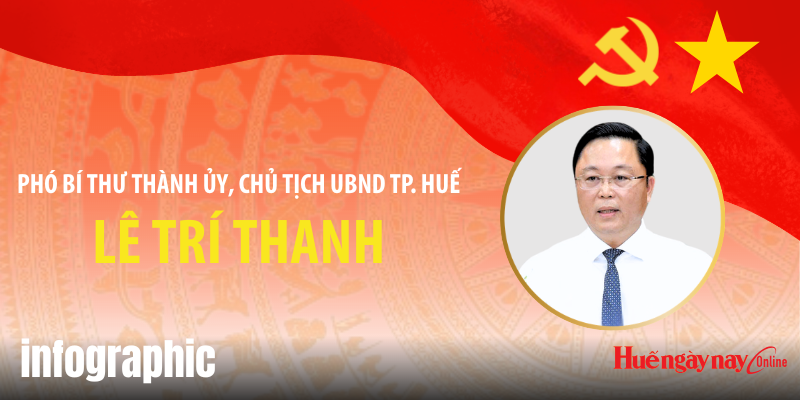 Chân dung Phó Bí thư Thành ủy, Chủ tịch UBND TP Huế Lê Trí Thanh