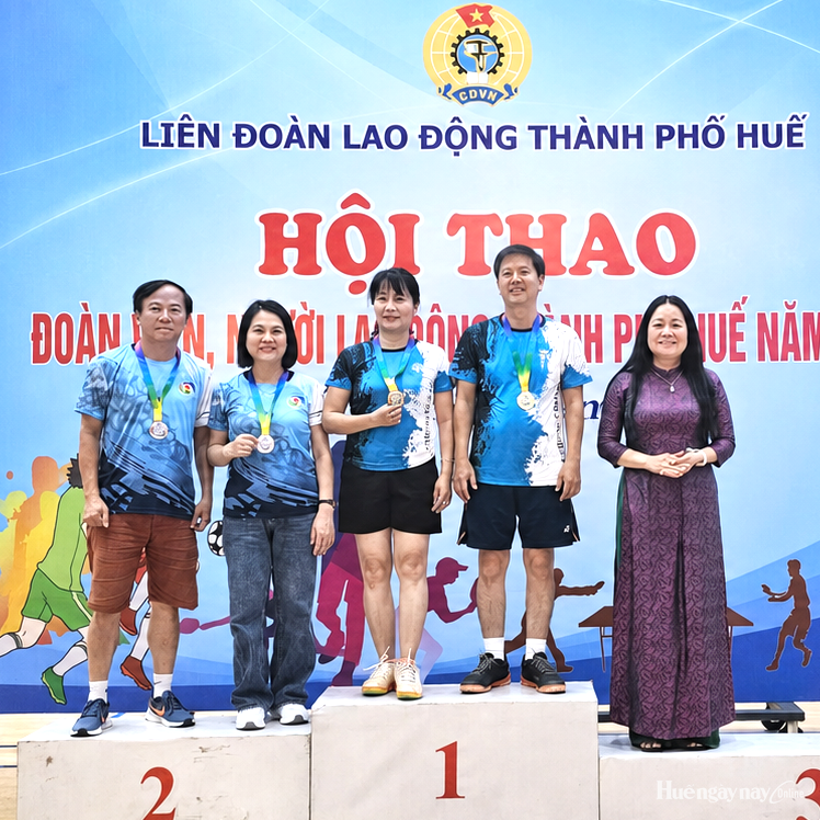 Trường Cao đẳng Huế giành Nhất toàn đoàn hội thao Công đoàn Huế năm 2026