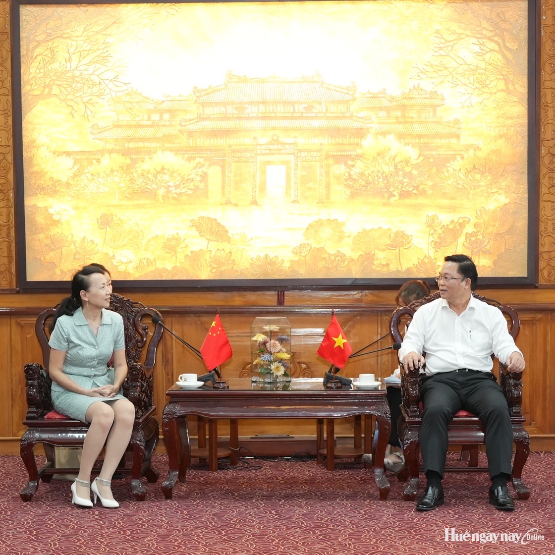 Thành phố Huế mong muốn mở rộng hợp tác thực chất với các địa phương của Trung Quốc