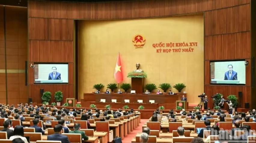 Kỳ họp không thường lệ thứ nhất, Quốc hội khóa XVI khai mạc ngày 3 8