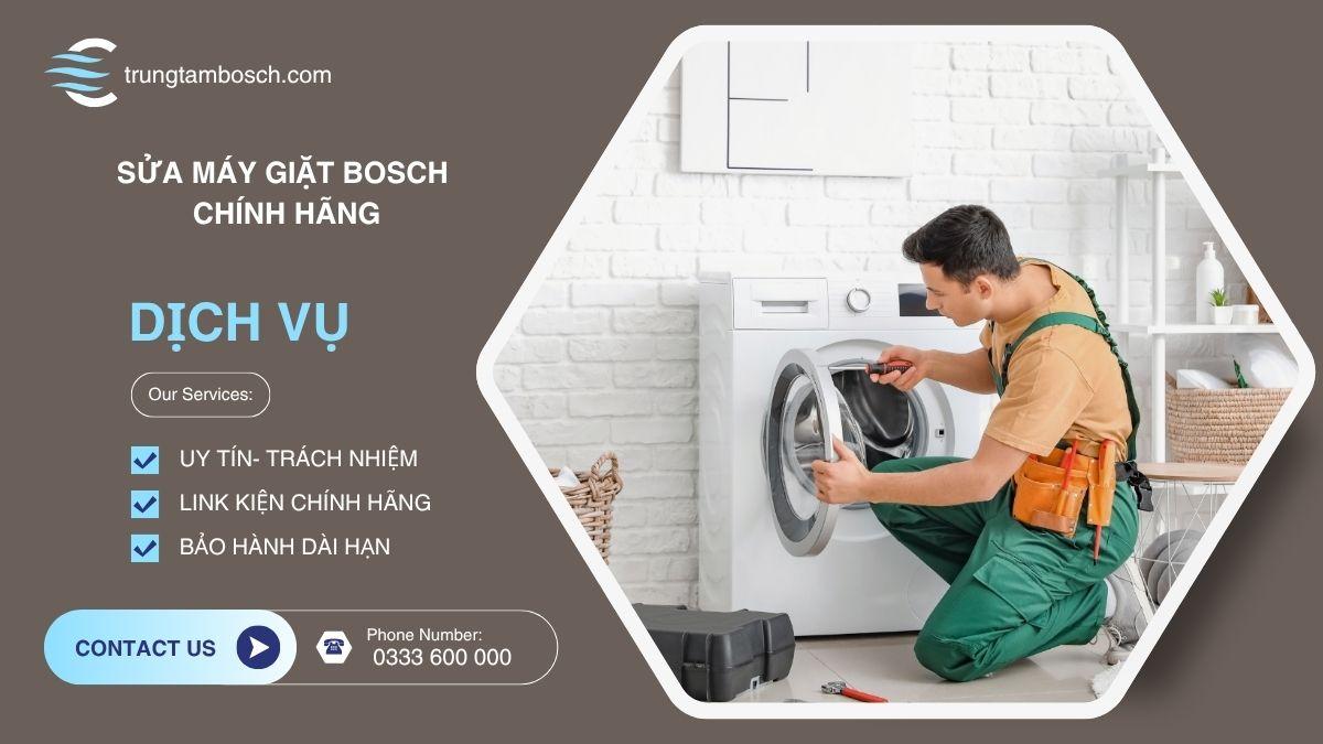 Bảo hành Bosch và sửa máy giặt Bosch uy tín, chuyên nghiệp tại nhà