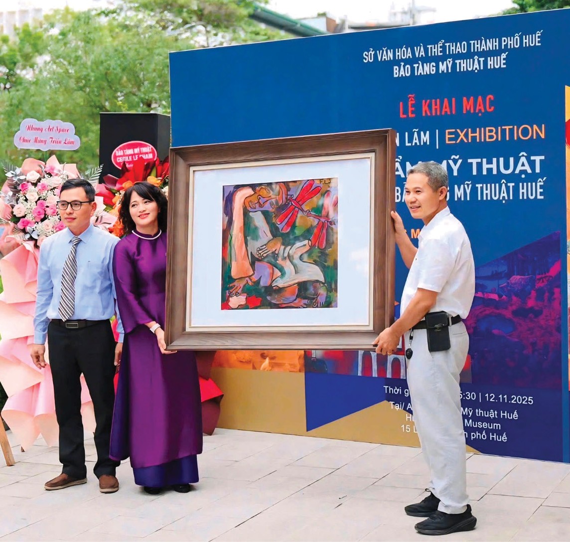 Vận động hiến tặng tác phẩm cho Bảo tàng Mỹ thuật Huế
