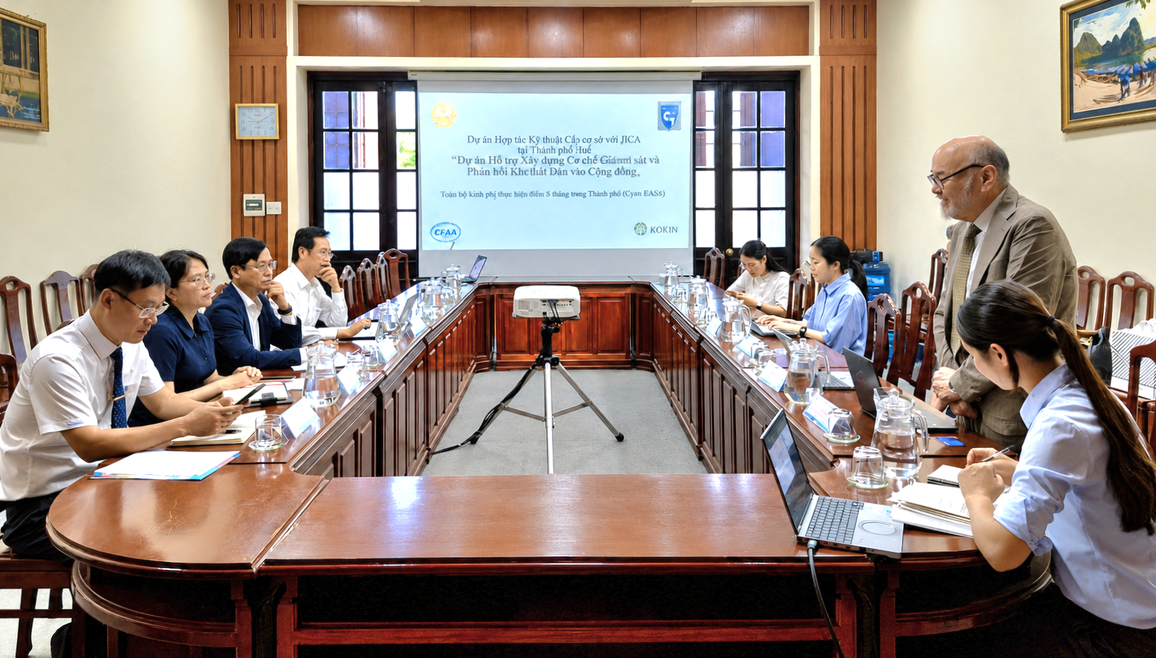 Tăng cường quan hệ hợp tác giữa Trường Đại học Khoa học và Hiệp hội Hoạt động Môi trường Kyoto