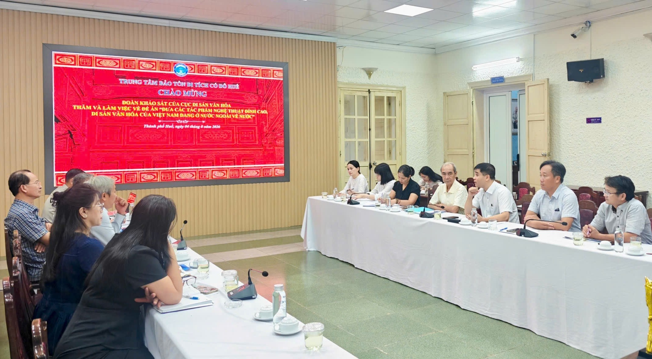 Khảo sát, xây dựng đề án đưa cổ vật về nước